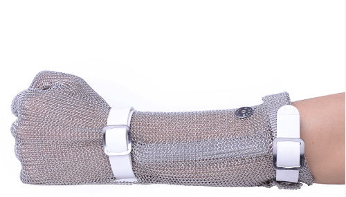 Stainless Steel Long Gloves